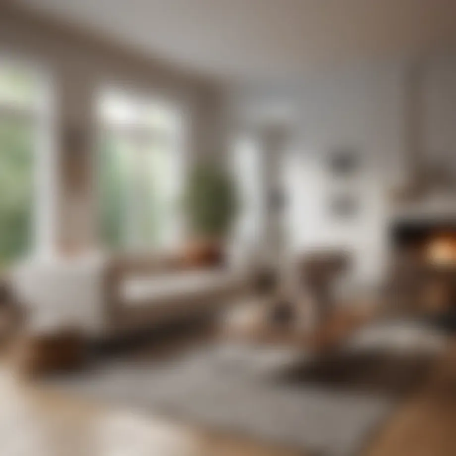 A serene living room environment after cleaning