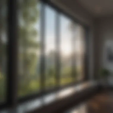The Result of Effective Window Cleaning Crystal clear window after cleaning