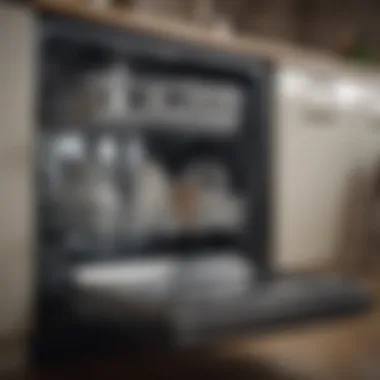DIY Dishwasher Cleaner in Action DIY dishwasher cleaner in action