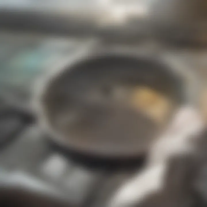Image showing a person inspecting plumbing for clogs