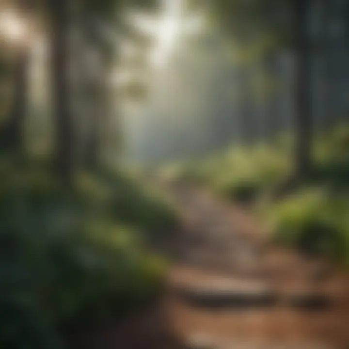 Scenic view of nature trails and outdoor recreational areas