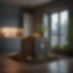 Container composting setup in an urban apartment