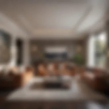 Luxurious Living Space in Bel Air West Apartments Luxurious living room design inside Bel Air West Apartments