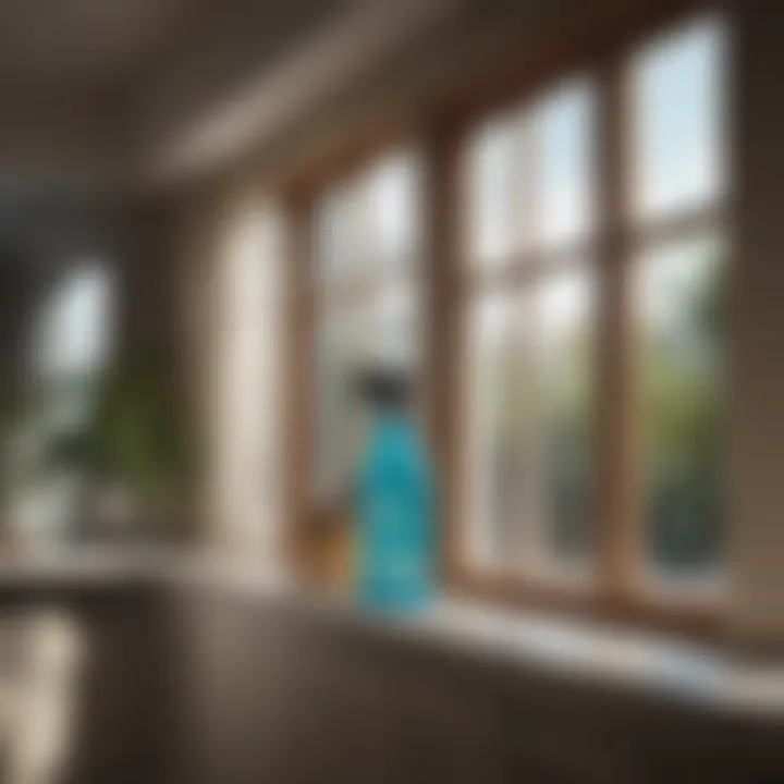 Streak-free window cleaning solution