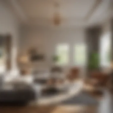 Visual representation of square footage