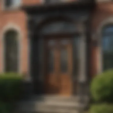 Historic homes showcasing unique architectural details