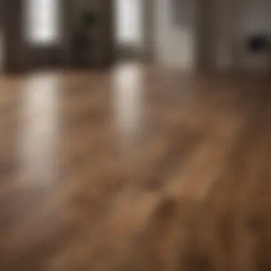 Aesthetic appeal of well-maintained fake wood flooring