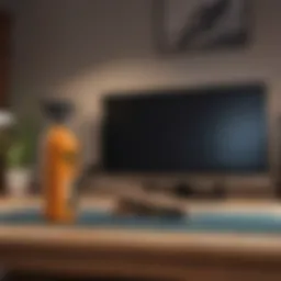 Tools for cleaning flat screen TV