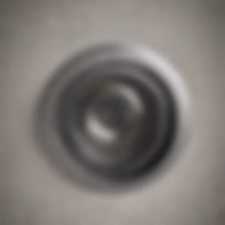 Close-up of a clean dryer vent