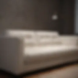 A pristine sofa after a deep clean