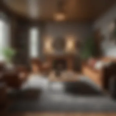 Cozy living space with carefully curated decor that evokes warmth and comfort