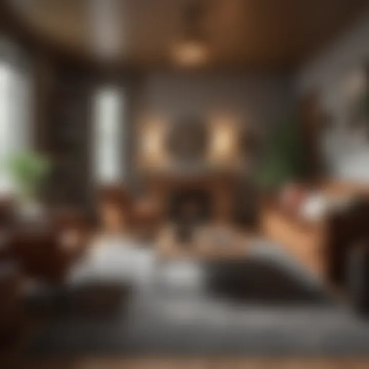 Cozy living space with carefully curated decor that evokes warmth and comfort