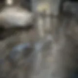 Measuring tape laid out on a floor