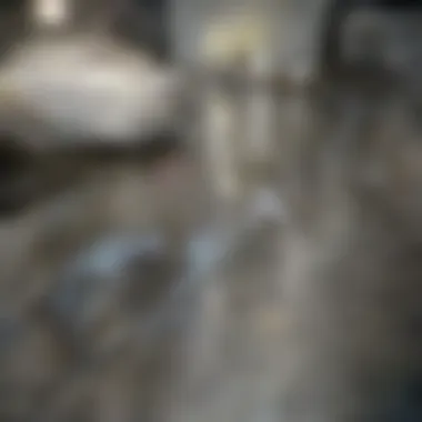 Measuring tape laid out on a floor