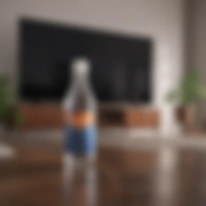 Natural cleaning solution made from distilled water and vinegar