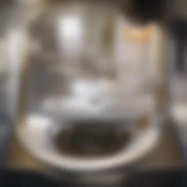 Successful Unclogging A visually appealing sink with flowing water, showcasing successful unclogging