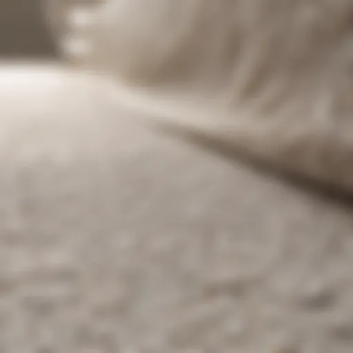 Luxurious white area rug with intricate patterns