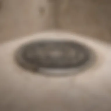 Restored Shower Drain Clean and clear shower drain after treatment
