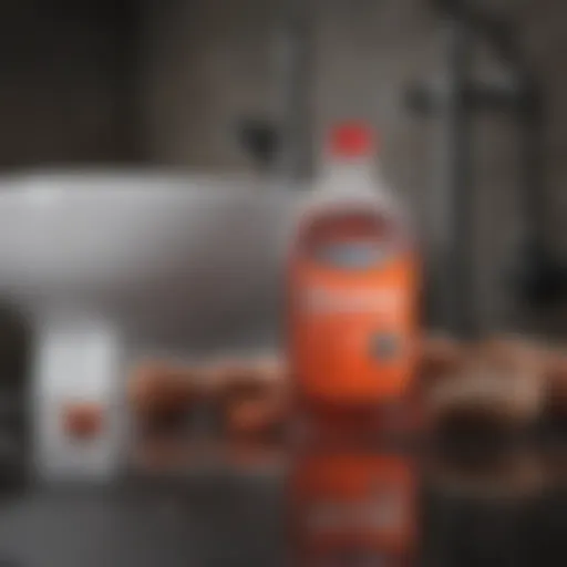 Chemical composition of Drano and its effects on clogs