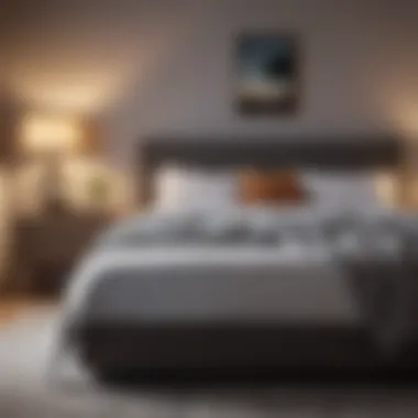 Comfortable bedroom setup with essential sleeping items