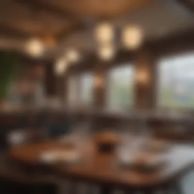 Culinary Delights in Hotel Dining Dining area showcasing diverse culinary offerings.