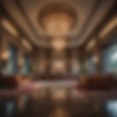 Elegant Hotel Lobby Experience Luxurious hotel lobby near Pechanga Arena.