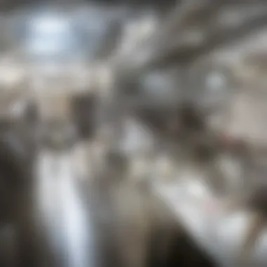 Bustling local market in the Bishop Arts area