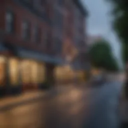 A vibrant street view of Capitol Hill showcasing its unique architecture and lively atmosphere