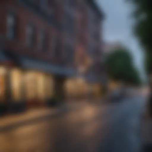 A vibrant street view of Capitol Hill showcasing its unique architecture and lively atmosphere
