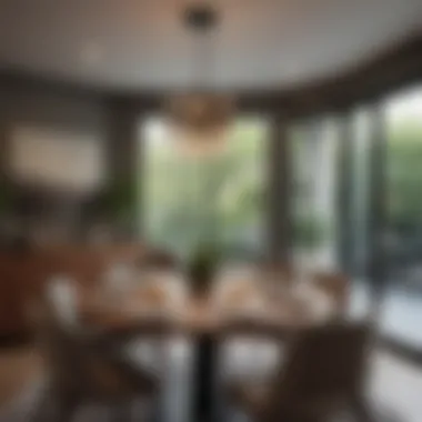 Charming dining area in a Culver City apartment reflecting style and elegance