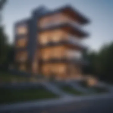 Contemporary Apartment Architecture in Mount Washington Modern apartment building showcasing contemporary design in Mount Washington