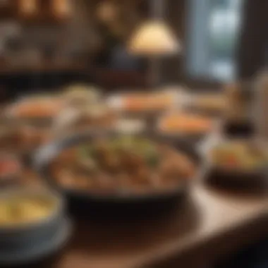 Diverse Local Cuisine of Atlanta A beautiful dish representing the diverse local cuisine of Atlanta