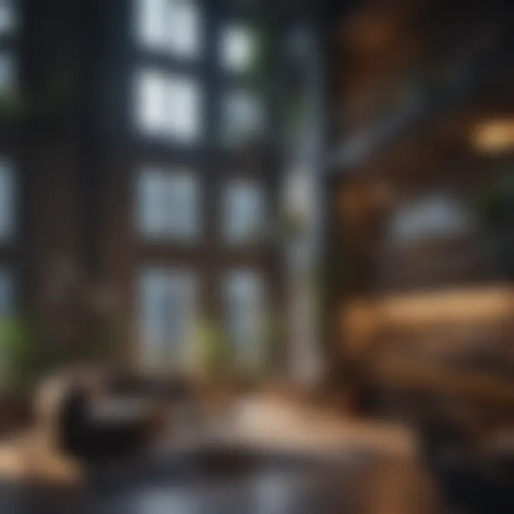 Diverse architectural styles of apartments