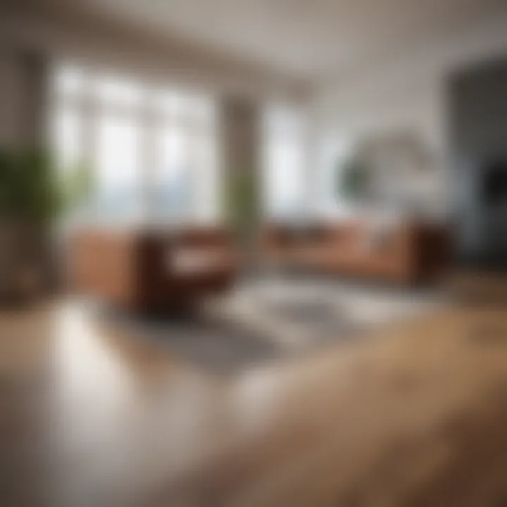 A couple discussing apartment features and preferences