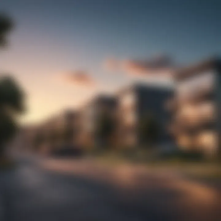 Scenic view of the surrounding neighborhood