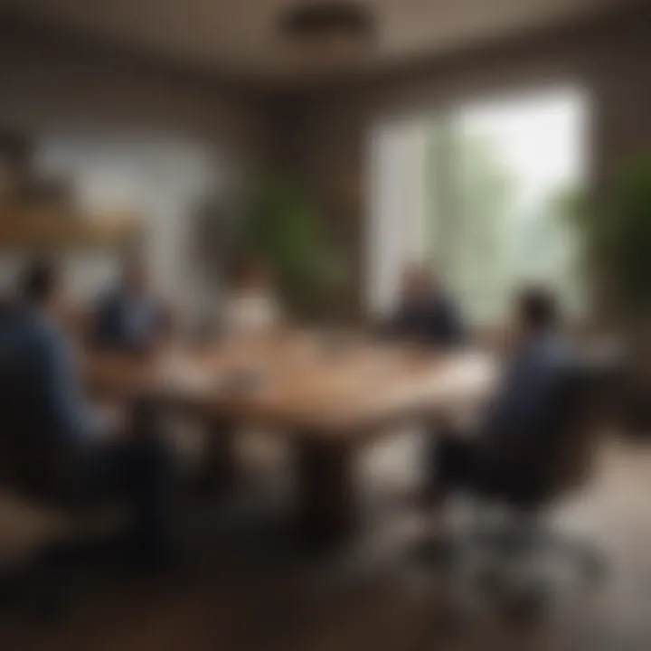 Conceptual image depicting the negotiation process for off-market deals