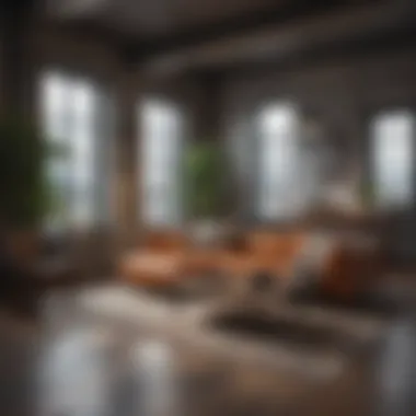 A stylish urban apartment available for one-day rental