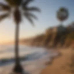 Stunning coastal view of Orange County's beaches