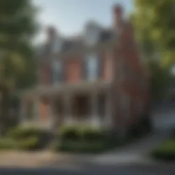 Historic architecture in a Philadelphia neighborhood showcasing colonial style