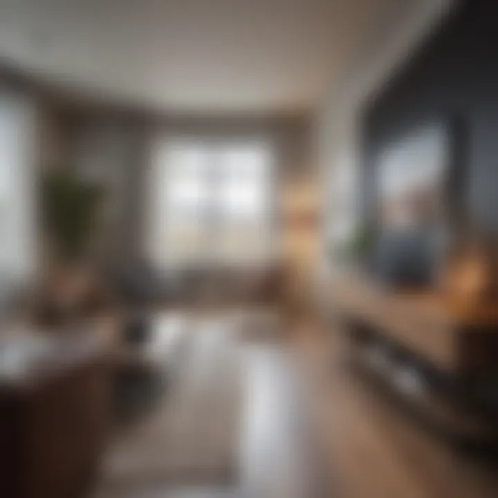 Modern rental property interior with stylish decor and amenities