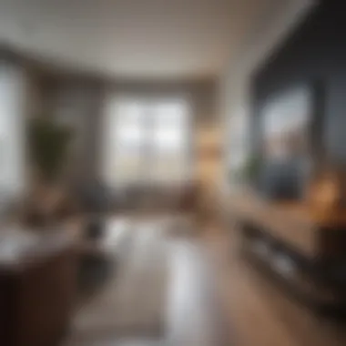 Stylish Rental Property Interior Modern rental property interior with stylish decor and amenities