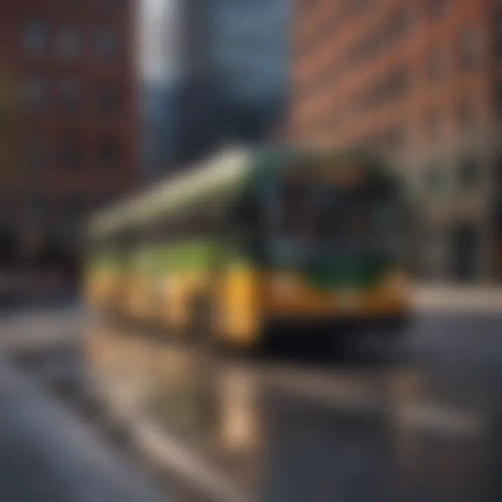 Public transportation options in the West Loop providing easy access to the city