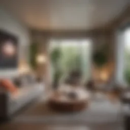 Cozy room showcasing a modern rental space in San Marcos