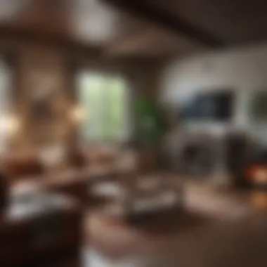 Cozy Living Space for Roommates A cozy living room setup that encourages collaboration and conversation among roommates