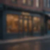 Charming boutique storefronts