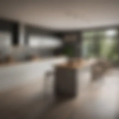 Modern Kitchen Modern kitchen in a rental property