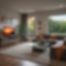 A cozy single room showcasing modern furnishings in Sunnyvale.