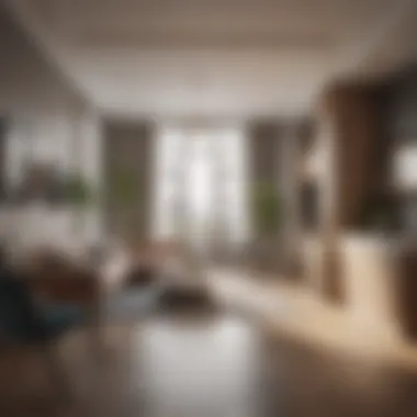 Interior Design of Swann Apartments Elegant interior showcasing the blend of aesthetics and functionality