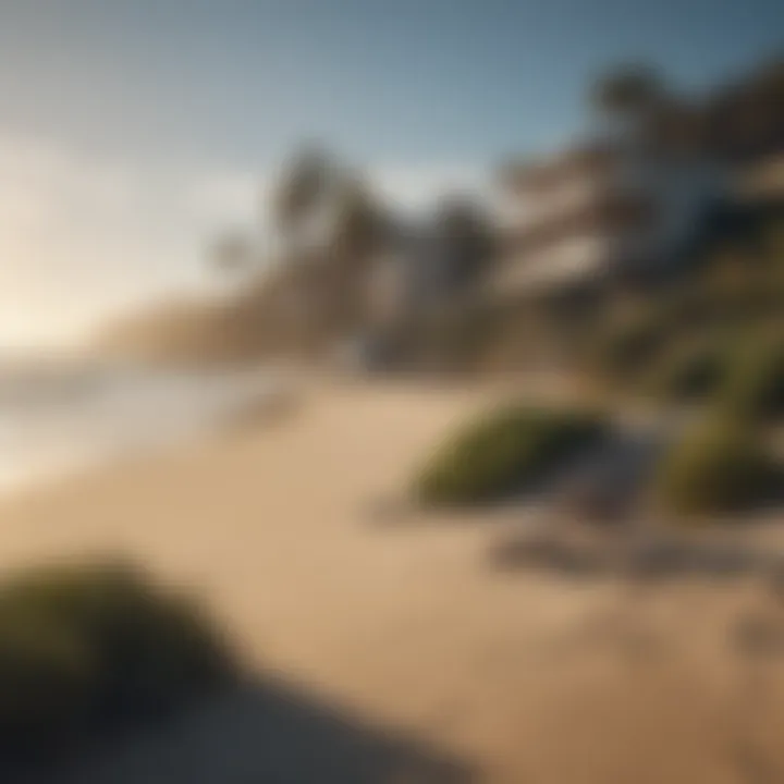 A scenic beach view representing the coastal lifestyle of Los Angeles