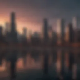 A stunning view of the Chicago skyline